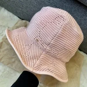 Gucci★素敵！Malibu Light Pink Knit GG Logo Bucket Hat Gucci Pink GG Bucket Hat Gucci